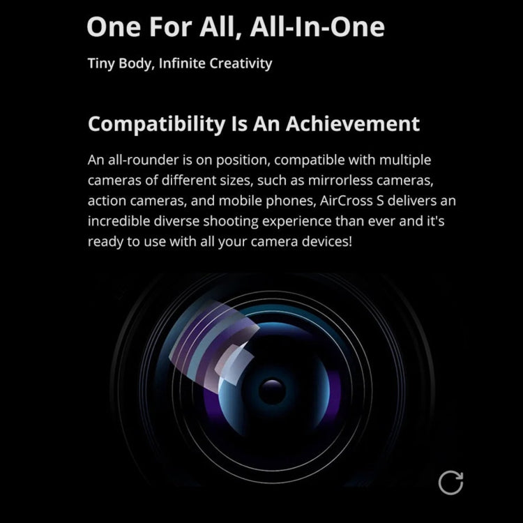 MOZA AirCross S 3 Axis Foldable Handheld Gimbal Stabilizer for DSLR Cameras and Smart Phone