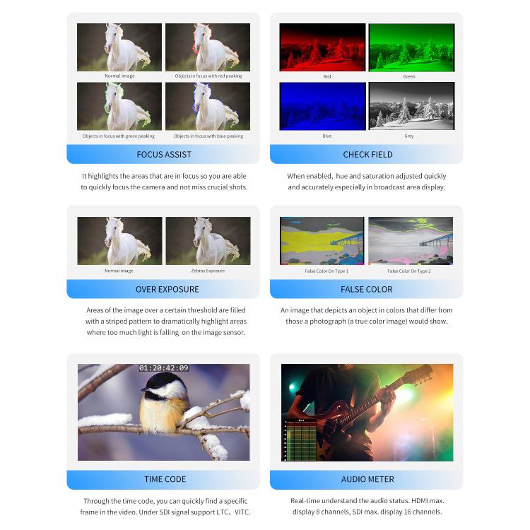 SEETEC P215 PRO-CO 21.5 inch 1000nit High Bright Broadcast Monitor Full HD 1920x1080Monitor