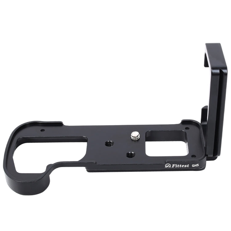FITTEST LB-GH5 Vertical Shoot Quick Release L Plate Bracket Base Holder for Panasonic LUMIX GH5 Camera Metal Ballhead