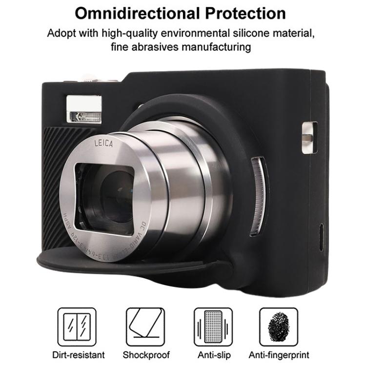 For Panasonic LUMIX ZS99 / TZ99 DC-ZS99GK-S Camera Protective Silicone Cover
