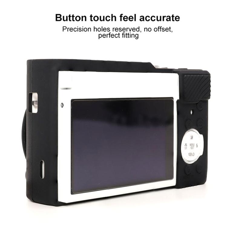For Panasonic LUMIX ZS99 / TZ99 DC-ZS99GK-S Camera Protective Silicone Cover