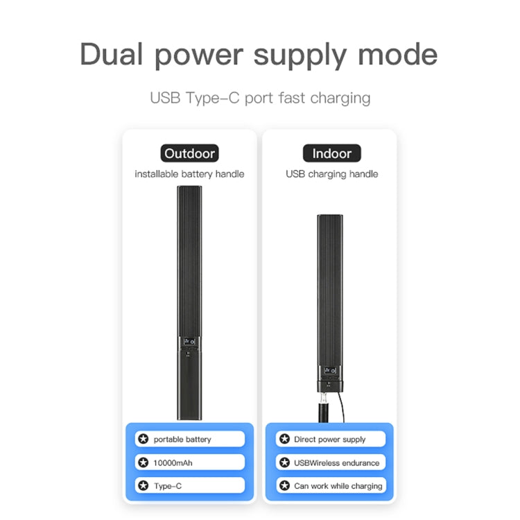 LUXCeO P6 RGB Colorful Photo LED Stick Video Light Handheld APP Control Full Color LED Fill Light