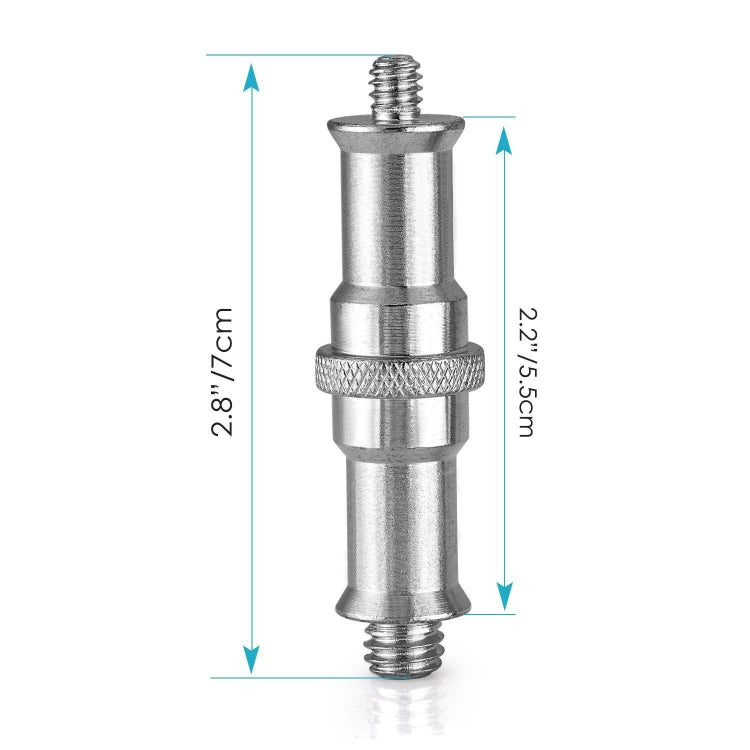 Flash Light Bracket Aluminum 1/4 to 3/8 Screw Thread Adapter