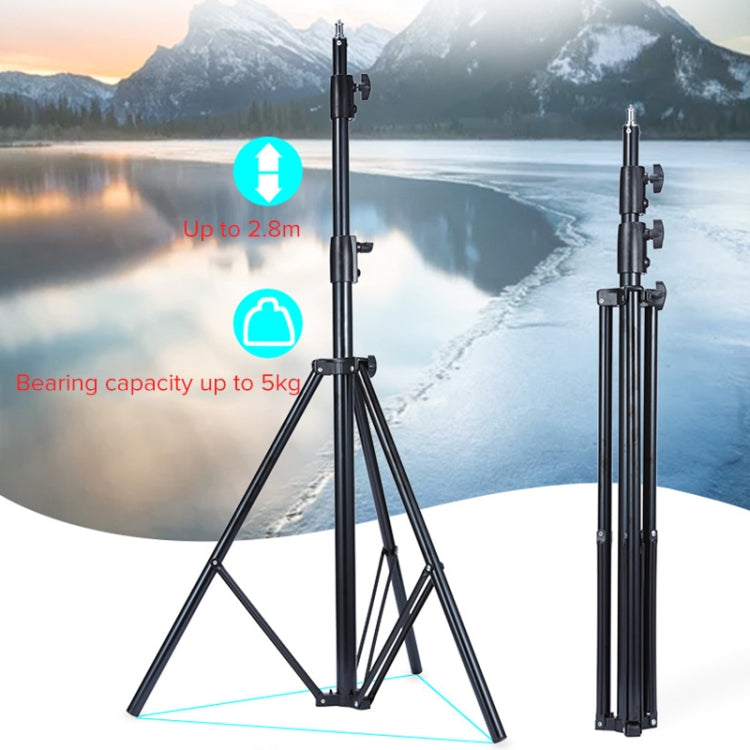 TRIOPO 2.8m Height Professional Photography Metal Lighting Stand Holder for Studio Flash Light