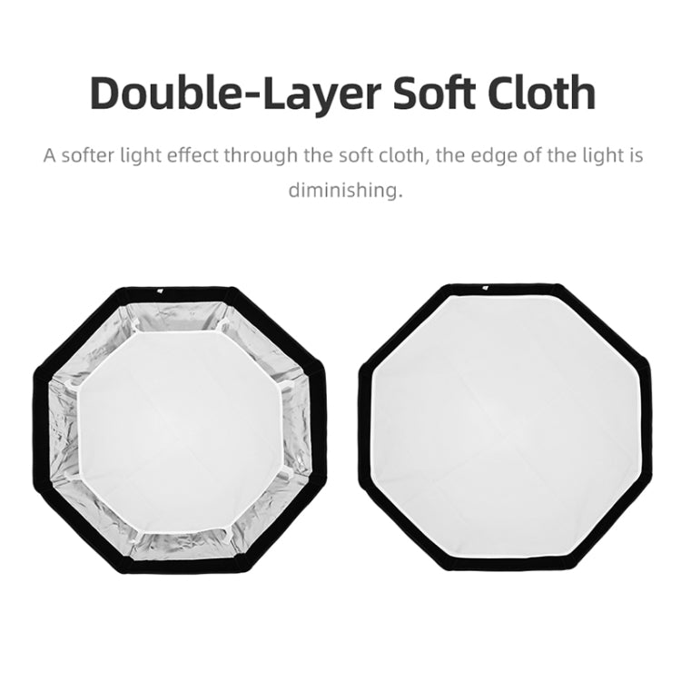 TRIOPO KS90 90cm Dome Speedlite Flash Octagon Parabolic Softbox Diffuser with Bracket Mount Handle for Speedlite