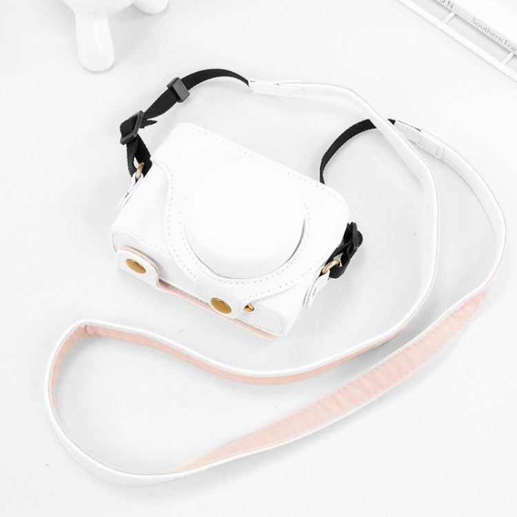 For Sony ZV-1F / ZV1M2 Full Body Camera PU Leather Case Bag with Strap