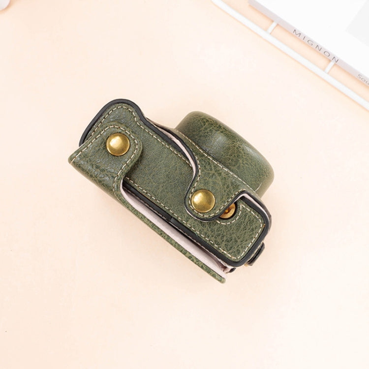 For Sony ZV-1F / ZV1M2 Full Body Camera PU Leather Case Bag with Strap