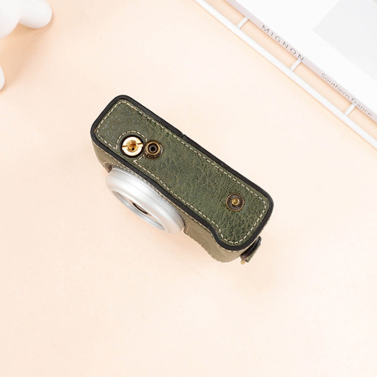 For Sony ZV-1F / ZV1M2 Full Body Camera PU Leather Case Bag with Strap