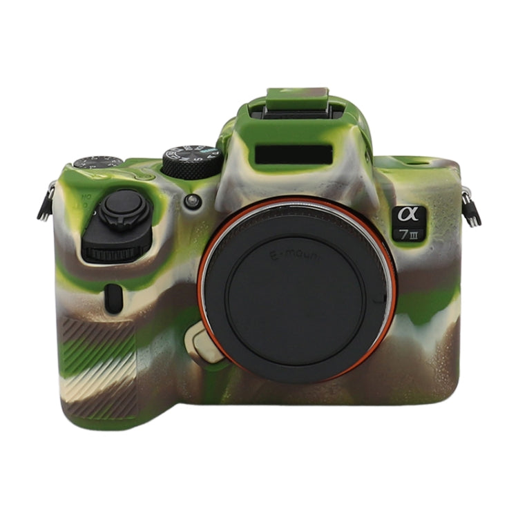 For Sony A7 III / ILCE-7M3 / A7R III Soft Silicone Protective Case, For Sony A7 III / ILCE-7M3 / A7R III