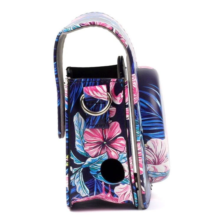 Flamingo Pattern PU Leather Protective Camera Case Bag For FUJIFILM Instax Mini90 Camera