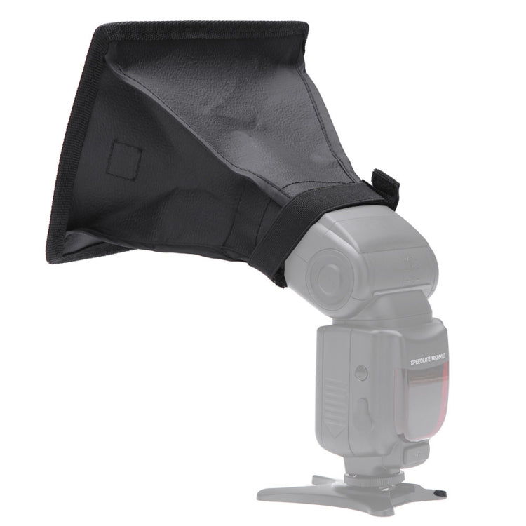 Portable Flash Folding Soft Box, Without Flash Light Holder, Size: 15 x 17 cm(Black + White)