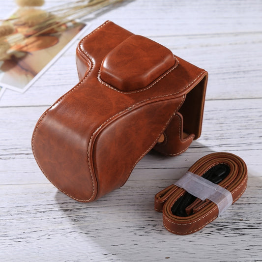 Full Body Camera PU Leather Case Bag with Strap for FUJIFILM XT10 / XT20 (16-50mm / 18-55mm Lens)