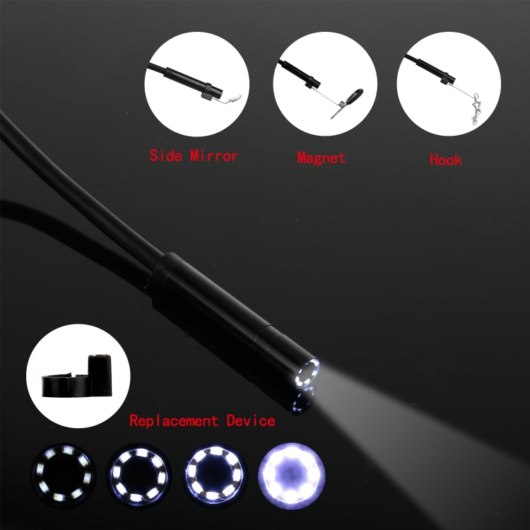 P20 4.3 Inch Screen Display HD1080P Inspection Endoscope with 8 LEDs, Length: 10m, Lens Diameter: 8mm, Hard Line