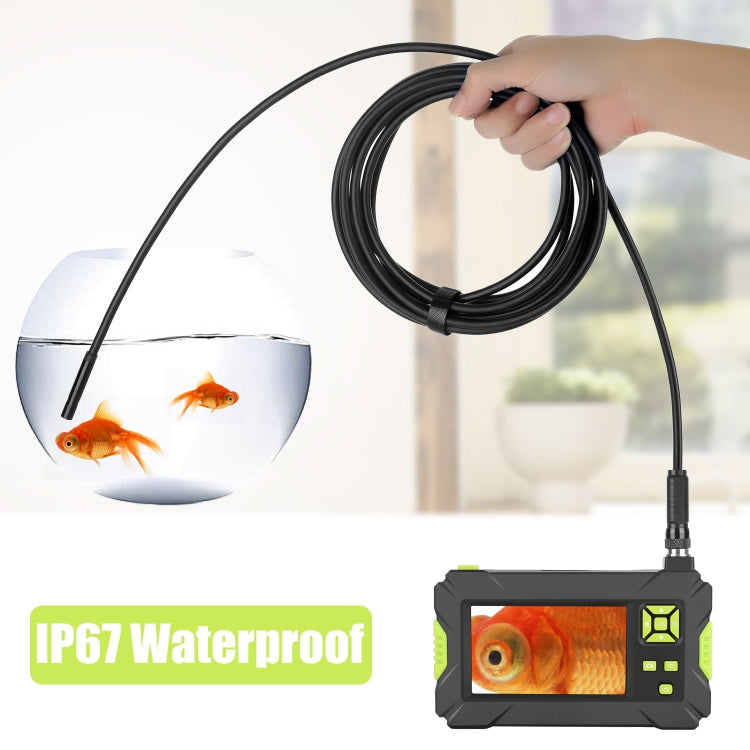 P30 5.5mm IP67 Waterproof 4.3 inch HD Portable Endoscope Hard Cable Industrial Endoscope, Cable Length: 10m
