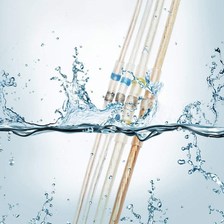 100 PCS AWG22-18 0.5-1.5mm Seal Heat Shrink Butt Wire Connectors Red Terminals Solder Sleeve