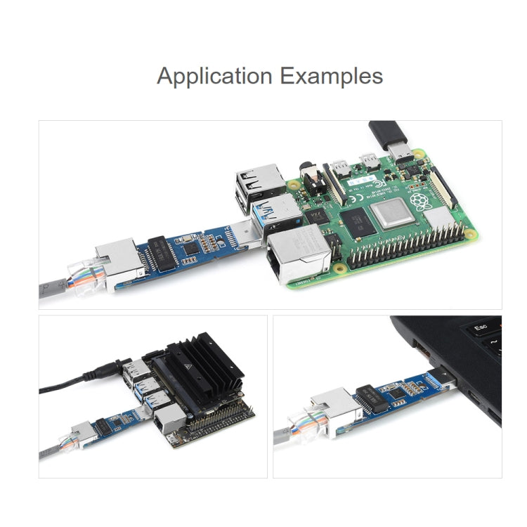 Waveshare USB 3.2 Gen1 to Gigabit Ethernet Converter Module, Driver-Free
