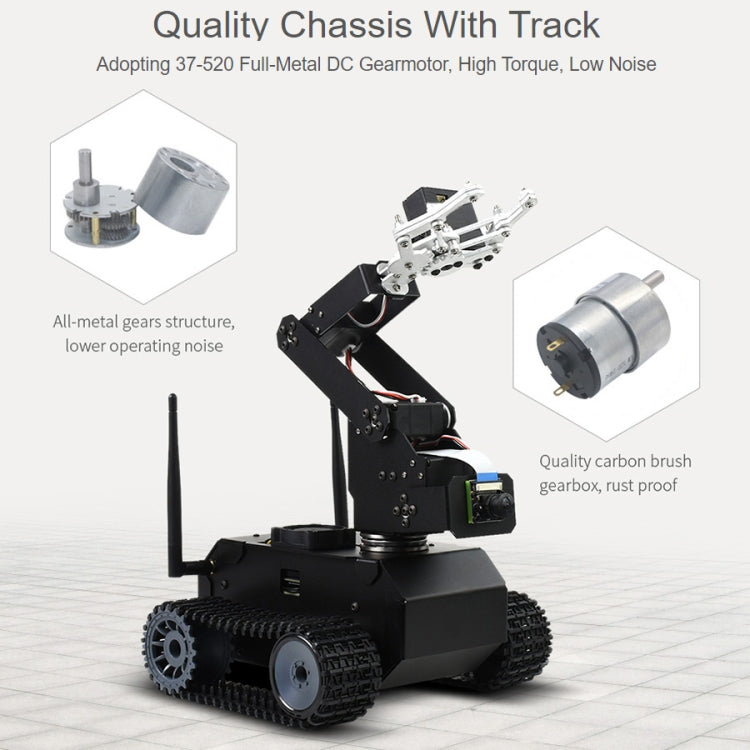 Waveshare JETANK AI Tracked Mobile Robot Kit, Based on Jetson Nano, EU Plug