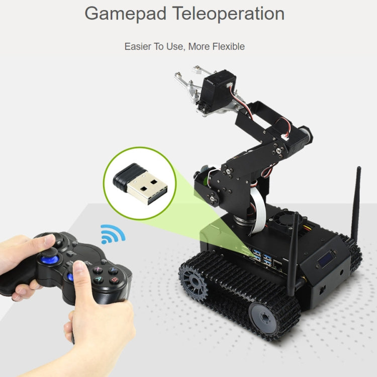 Waveshare JETANK AI Tracked Mobile Robot Kit, Based on Jetson Nano, EU Plug