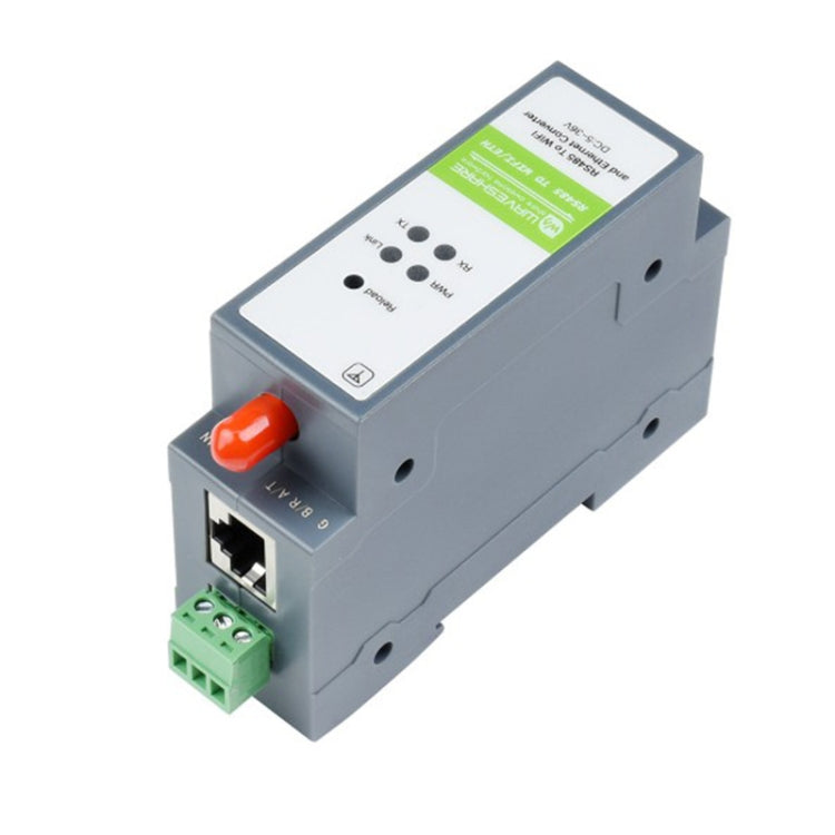 Waveshare Rail-Mount Serial Server RS485 to WIFI/Ethernet Module, Modbus MQTT Gateway