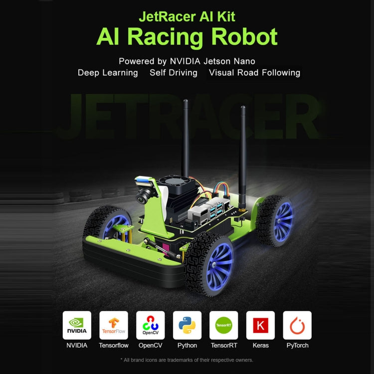 Waveshare JetRacer AI Kit, AI Racing Robot Powered by Jetson Nano