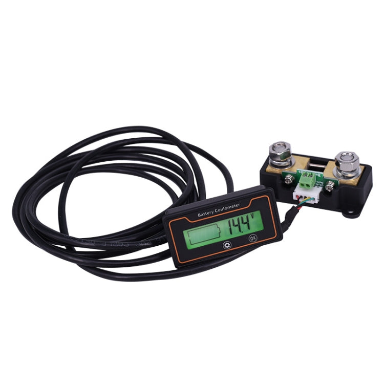 2m 100A 12V 48V Digital Display DC Current Voltmeter Lead-Acid Lithium Battery Charge Meter
