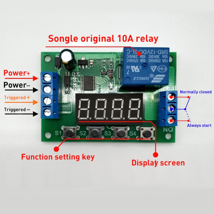 5V Time Relay Module Trigger OFF / ON Switch Cycle Timing Relay Board