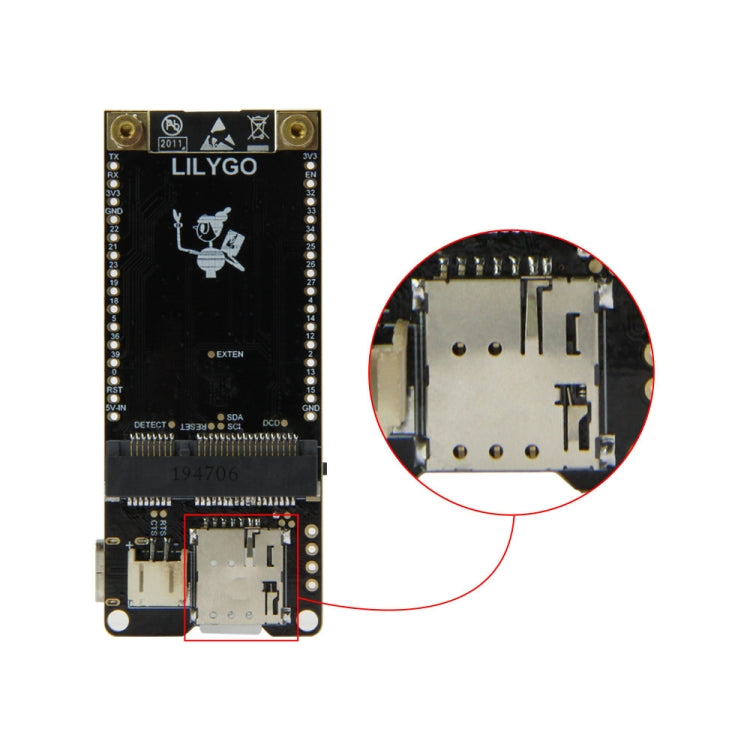 TTGO T-PCIE ESP32-WROVER-B AXP192 Chip WiFi Bluetooth Nano Card SIM Series Module 16MB Hardware Composable Development Board