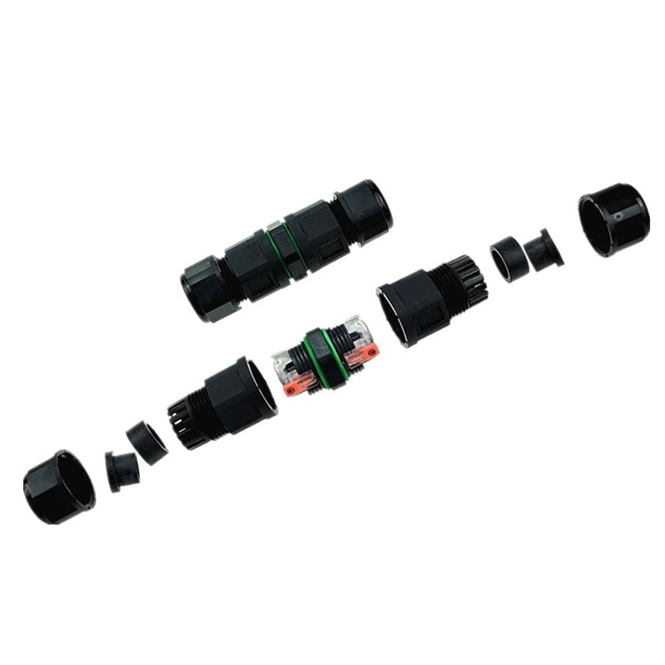 XY-17 IP68 Waterproof 3 Pin Straight Cable Connector