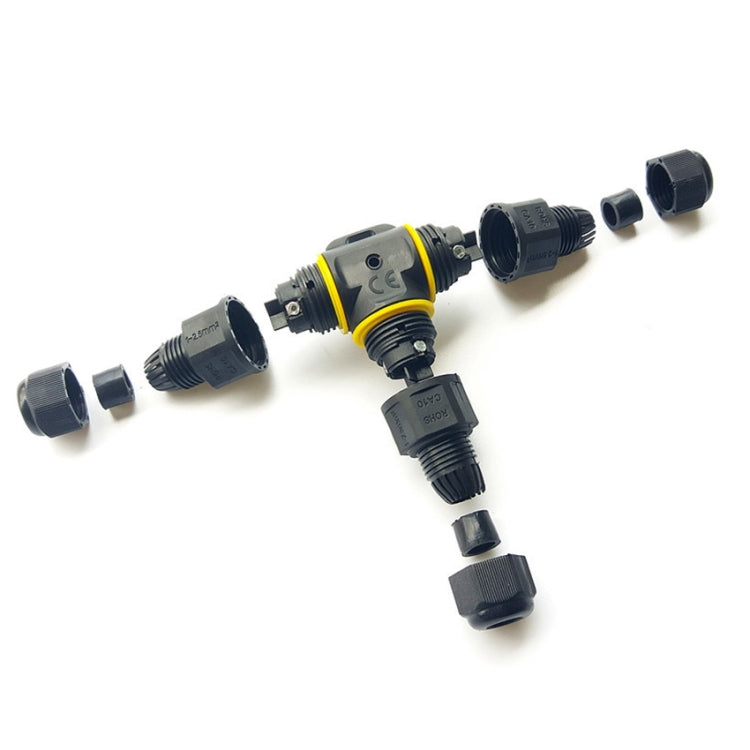 XYT21 IP68 Waterproof 3 Pin T-type Cable Connector