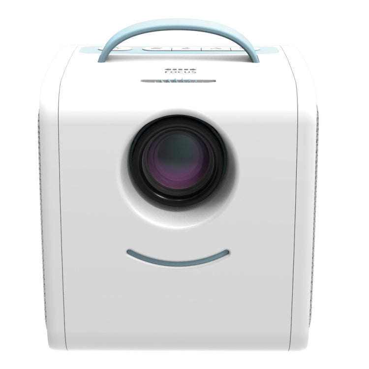 W-S1 10W Children Video Projector 30 Lumens HD 1080P LCD Technology, Support AV / USB / Mini SD Card / HDMI / Audio