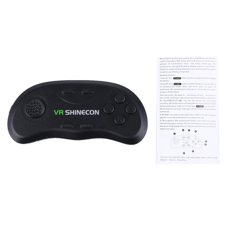 VR Shinecon 3D Movie Games Virtual Reality Glasses Bluetooth Remote Controller Gamepad