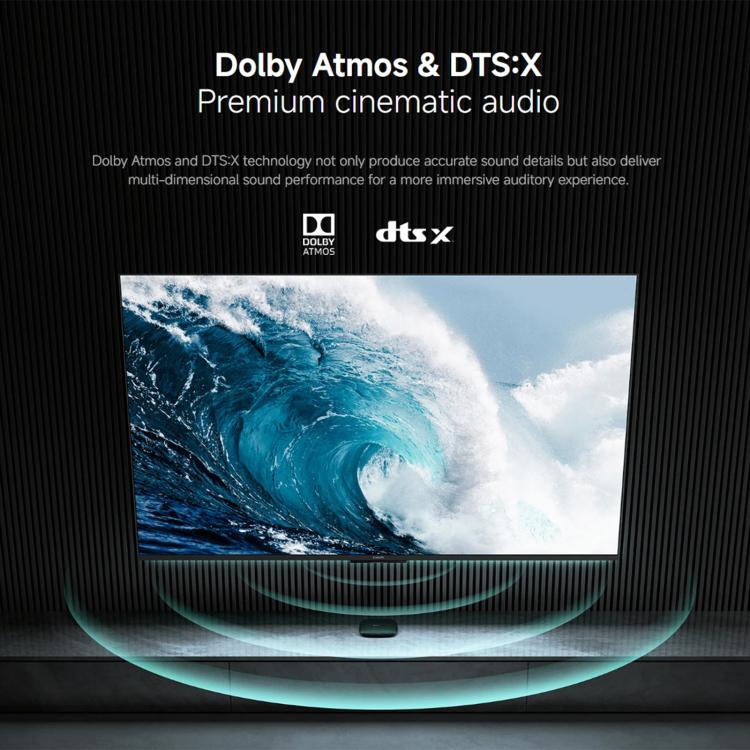 Xiaomi TV Box S 3rd Gen 4K Ultra HD Google TV Smart TV Box Media Player, Quad-Core, 2GB+32GB, Global Version