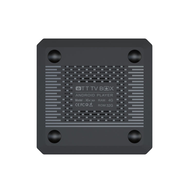 X96 X4 8K Smart TV BOX Android 11.0 Media Player with Remote Control, Amlogic S905X4 Quad Core ARM Cortex A55, RAM: 4GB, ROM: 32GB, Support 100M, Dual Band WiFi, Bluetooth, EU Plug