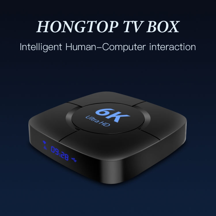 6K UHD Smart TV Box, Android 10.0, Allwinner H616 Quad Core, 2GB+8GB,EU Plug