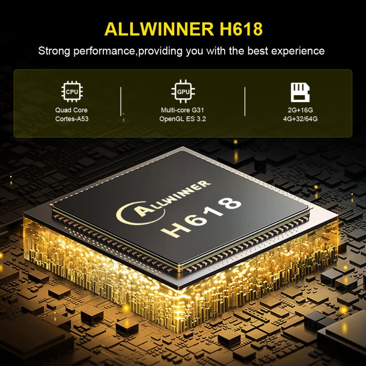 HK1 RBOX-H8S 4K Ultra HD Android 12.0 Smart TV Box with Remote Control, Allwinner H618 Quad-Core, 4GB+32GB, 4GB+32GB