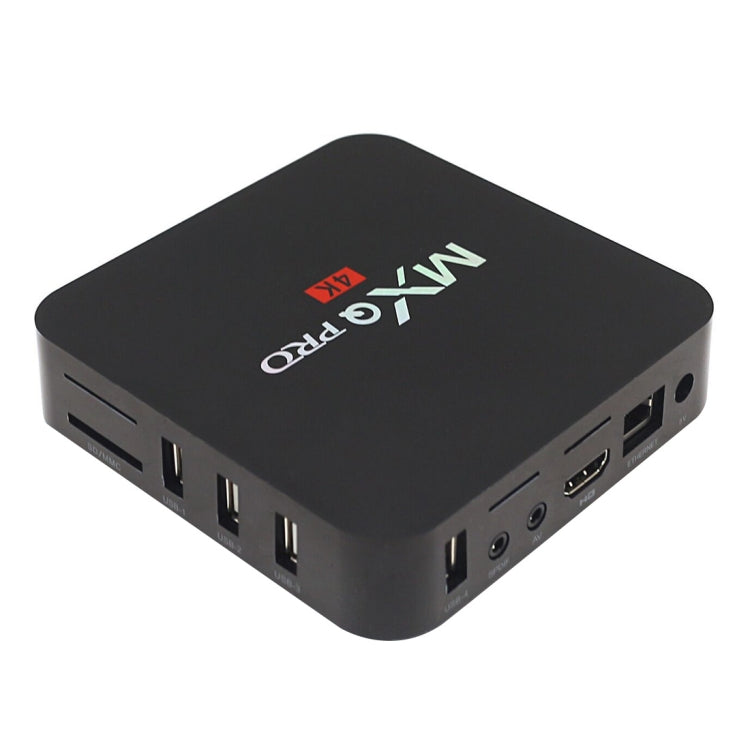 MXQ PROi 1080P 4K HD Smart TV BOX with Remote Controller, Android 7.1 S905W Quad Core Cortex-A53 Up to 2GHz, RAM: 2GB, ROM: 16GB, Support WiFi, UK Plug