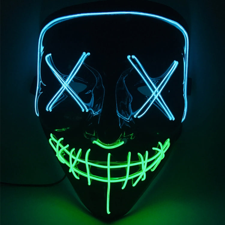 Halloween Festival Party X Face Seam Mouth LED Luminescence Mask