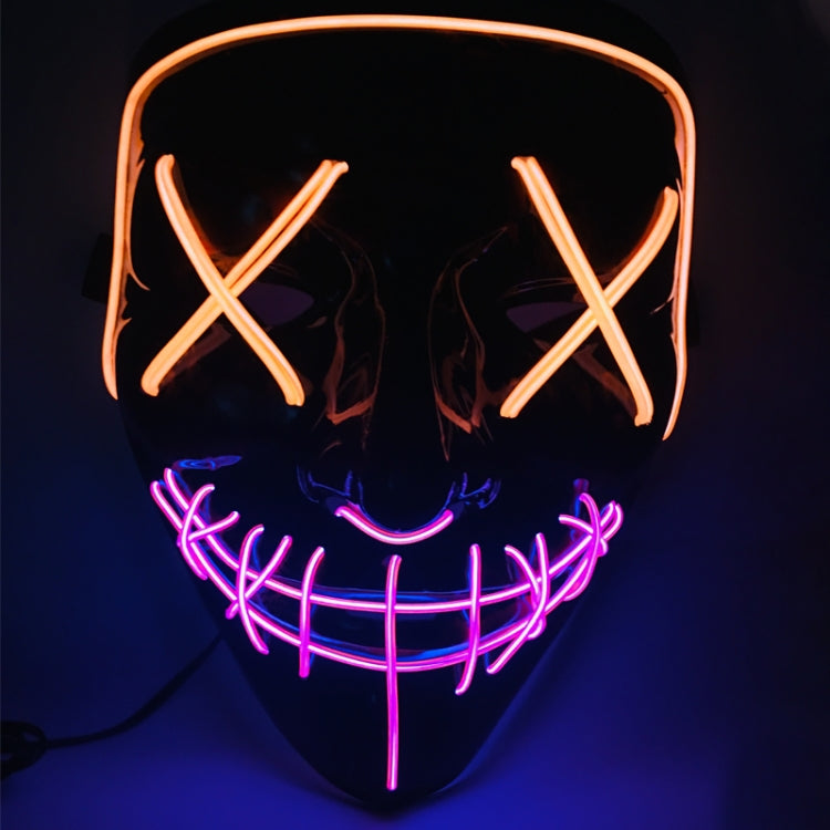 Halloween Festival Party X Face Seam Mouth LED Luminescence Mask