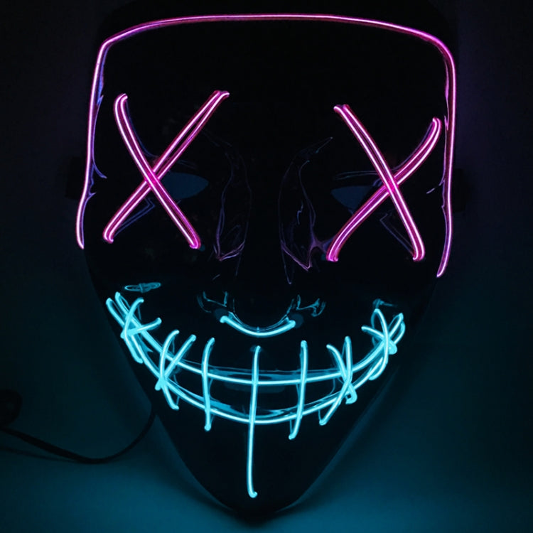 Halloween Festival Party X Face Seam Mouth LED Luminescence Mask