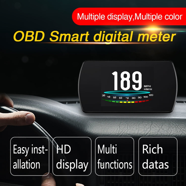 P16 Car HUD Head-up Display OBD2 Fault Code Elimination