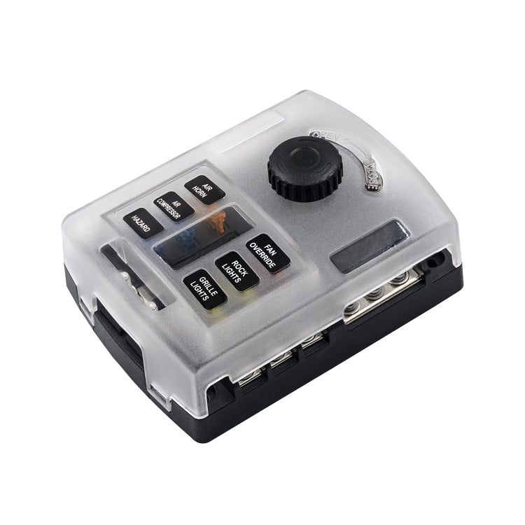 WUPP ZH-1222A1 High Current Independent Positive and Negative 6-way LED Indicator Plug Fuse Box