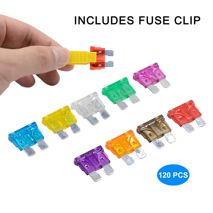 WUPP ZH-1094B1 120 PCS 2A-35A Car Fuse Set