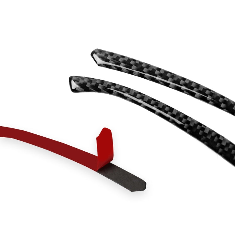 Car Carbon Fiber Dashboard Decorative Strip for Nissan 370Z Z34 2009-, Left and Right Drive Universal