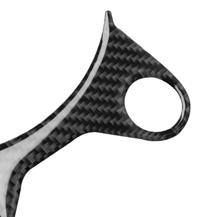 Car Carbon Fiber Half Gear Position Console Panel Decorative Sticker for Nissan 370Z Z34 2009-, Left and Right Drive Universal