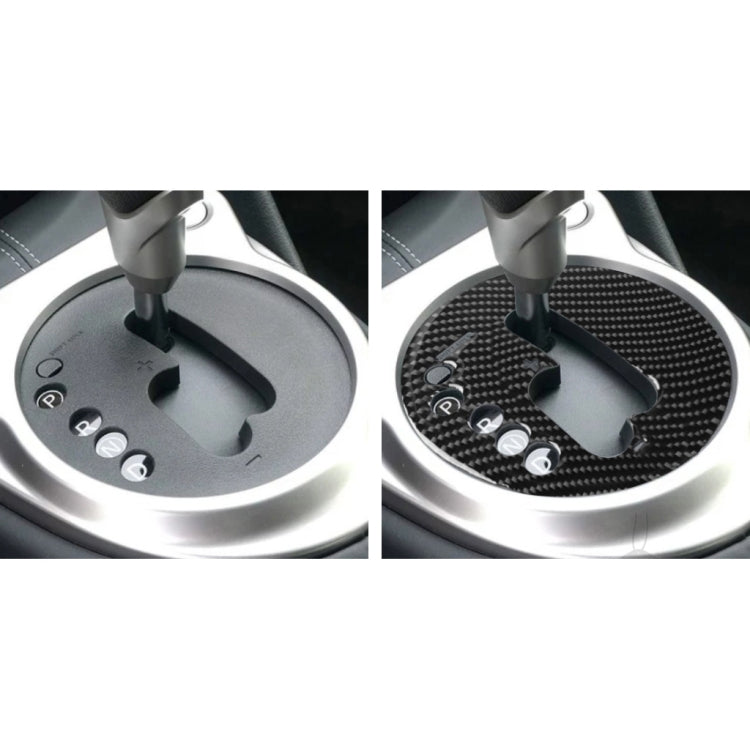 Car Carbon Fiber Manual Transmission Panel Decorative Sticker for Nissan 370Z Z34 2009-