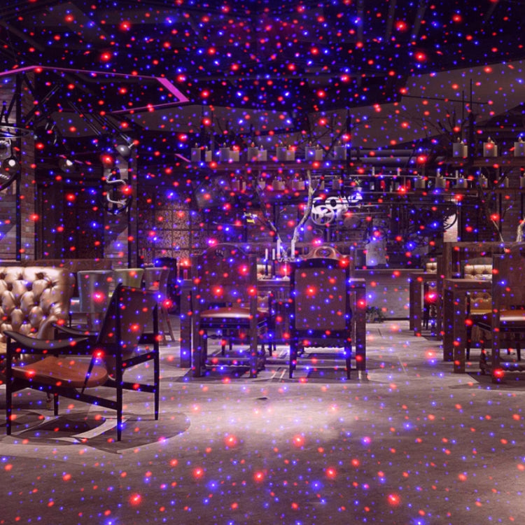 Car Two-color USB Star Dome Light Atmosphere Laser Projection Decorative Light, Constantly Bright Version