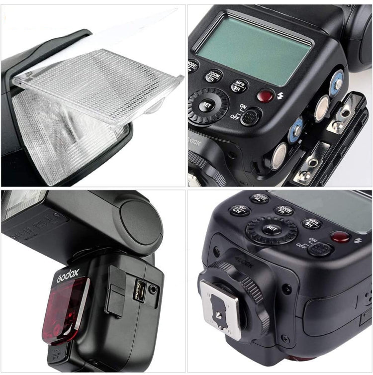 Godox TT600 2.4GHz Wireless 1/300s-1/2000s HSS Flash Speedlite Camera Top Fill Light for Canon / Nikon DSLR Cameras