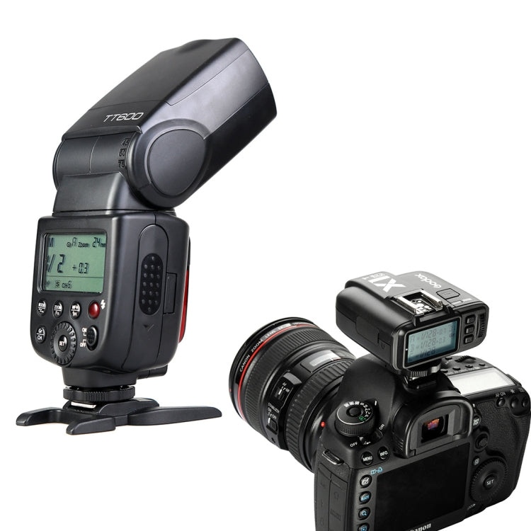 Godox TT600 2.4GHz Wireless 1/300s-1/2000s HSS Flash Speedlite Camera Top Fill Light for Canon / Nikon DSLR Cameras