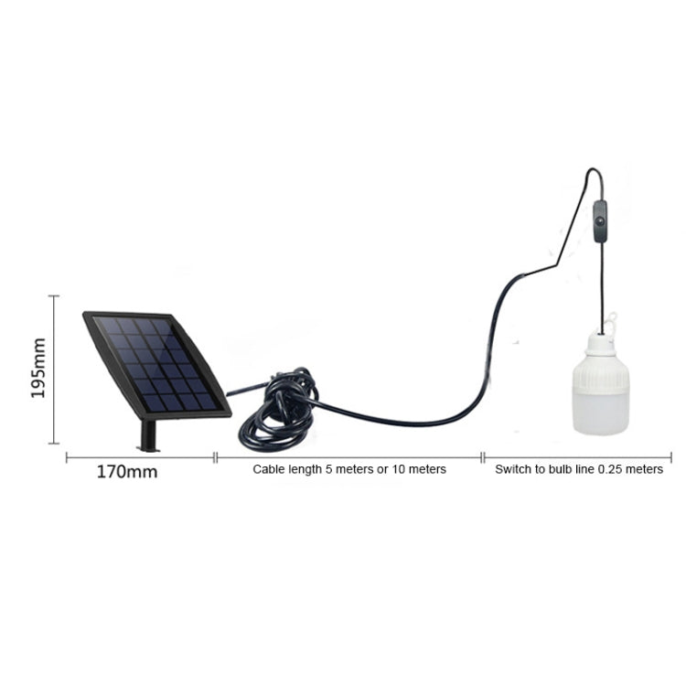 SNF-0092 White Light Solar Lantern Lighting Bulb Outdoor IP44 Waterproof LED One for Two Lighting System Split Garden Lamp