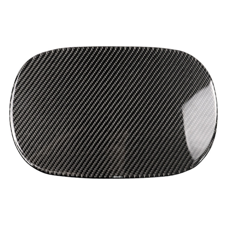 Car Carbon Fiber Fuel Tank Cap Decorative Sticker for Mercedes-Benz C Class W205 2015-2018, Left and Right Drive Universal